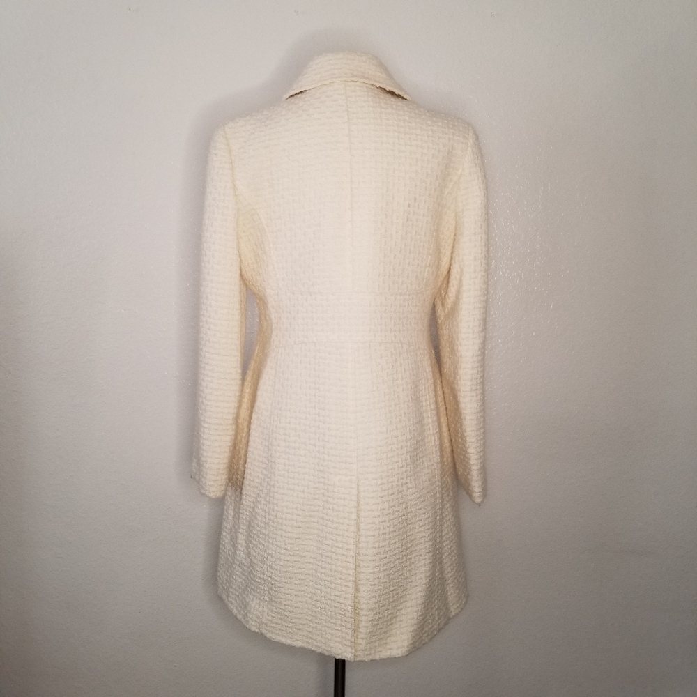 WORTHINGTON WOOL LONG CREAM PEACOAT - Picture 8 of 9